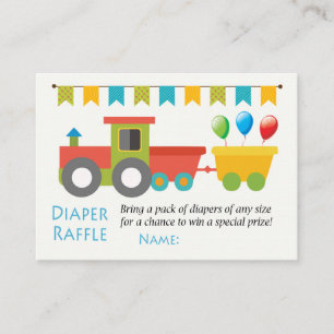 Entradas de juguete Diaper Raffle Tickets