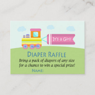 Entradas de juguete Diaper Raffle Tickets