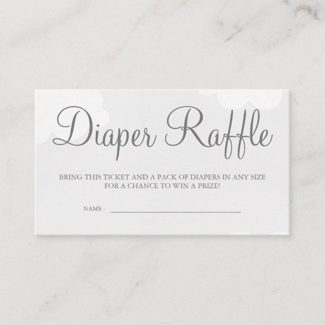 Entradas de la tarjeta Raffle con cielo estrellado (Anverso)