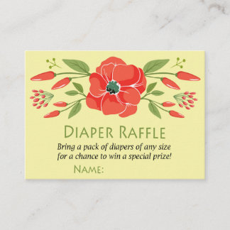 Entradas de Raffle Diaper Poppy