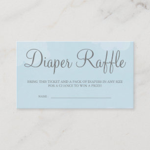 Entradas de tarjeta Raffle Blue Starry Sky Diaper