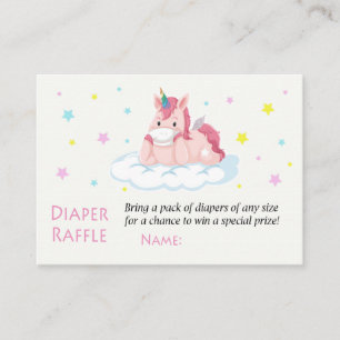 Entradas divertidas de pañales de unicornio