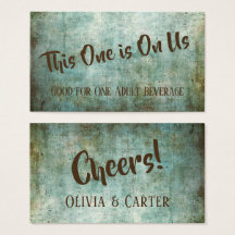 Entradas para bebidas azules, verdes y marrones de