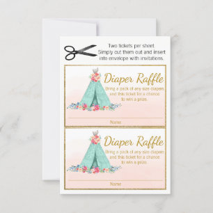 Entradas para el Sorteo de Pañales Boho TeePee