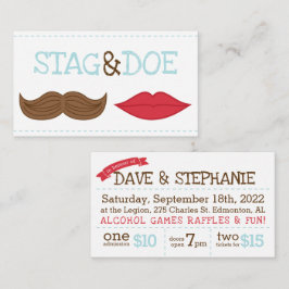 Entradas Stag and Doe - Lips and Mustache