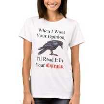 entrañas de la camisa en blanco