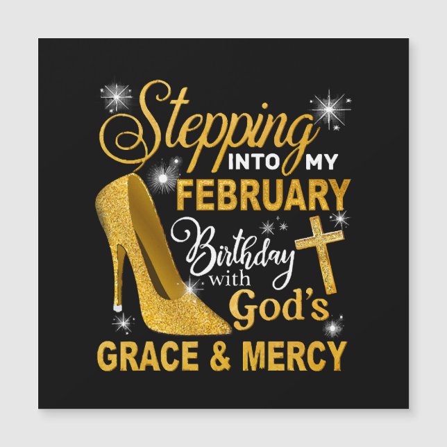 Entrando En Mi Cumpleaños De Febrero Con La Gracia (Anverso)