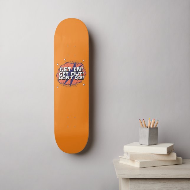 Entrar, salir del Skateboard (Arte de la pared)