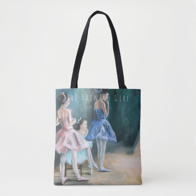 "Entre bastidores" la bolsa de asas azul del (Anverso)