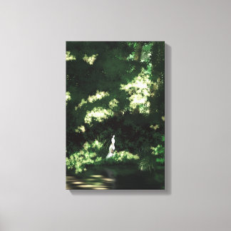 Entre el arte de la pared verde