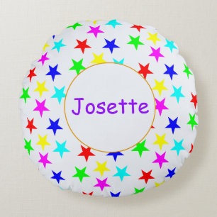 Entre las estrellas Personalizado Almohada redonda