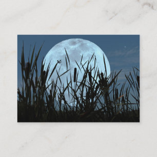Entre tarjeta de la foto del ATC de la luna y del