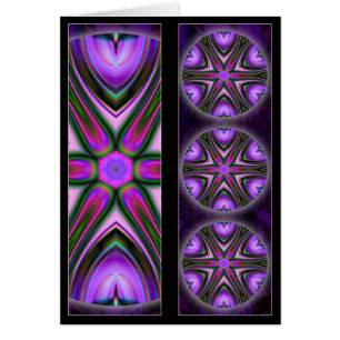 Entrecruce la tarjeta de la señal de la mandala