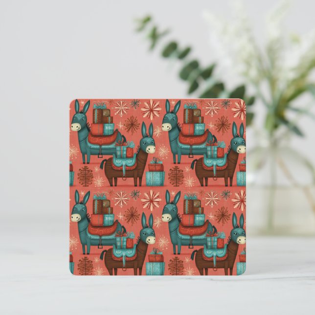Entrega de burro de Navidad del suroeste (Anverso de pie)