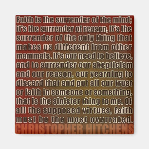 Entrega de Chris Hitchens del imán de la razón