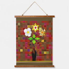 "Entrega de flores" Tapiz de pared con parte super