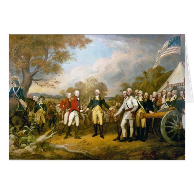 Entrega de general Burgoyne de Juan Trumbull (Anverso (Horizontal))