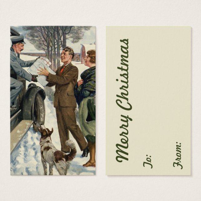 Entrega de Mailman, Navidades victorianos de época (Anverso y reverso)