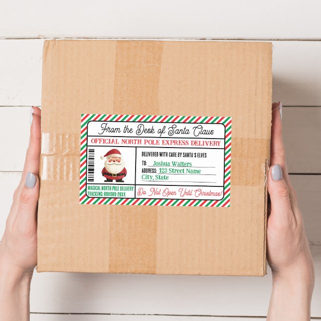 Entrega de Polo Norte por parte del Pegatina posta (Subido por el creador)