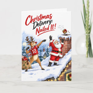 Entrega divertida y personalizada de Navidad y fút