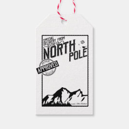 Entrega especial de la etiqueta de regalo del Polo