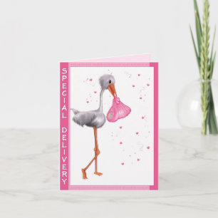 Entrega especial - Tarjeta de felicitación - Chica