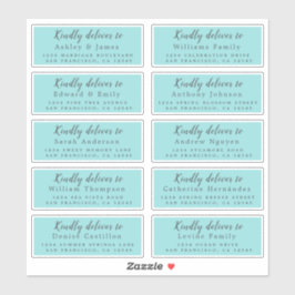 Entregar a la etiqueta de dirección de invitado de