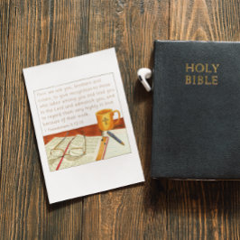 Entregar tarjeta de agradecimiento del Pastor