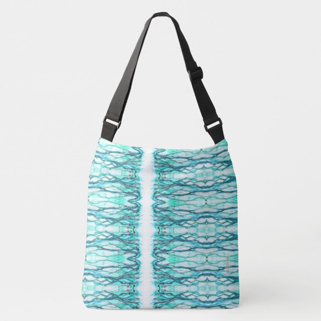 "Entrelazado en la línea" bolso de la playa (Anverso)