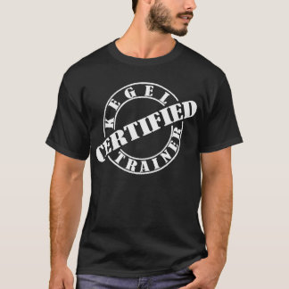Entrenador certificado de kegel — camiseta