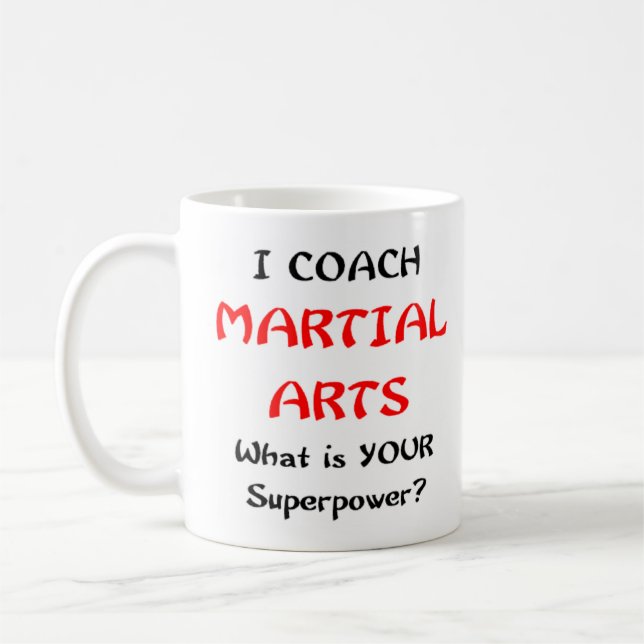entrenador de artes marciales taza de café (Izquierda)