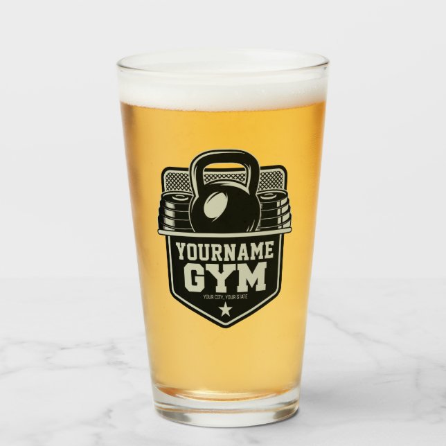 Entrenador de fitness de Kettlebell para el GIMNAS (Anverso (lleno))