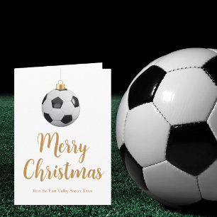 Entrenador de fútbol personalizado Feliz Navidad F