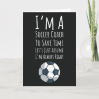 Entrenador de Fútbol Tarjetas Tipografía Deportiva