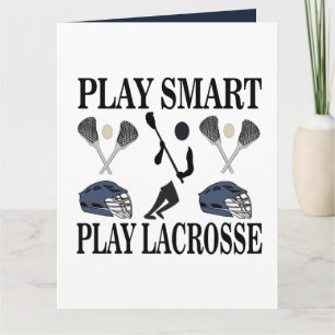 Entrenador de jugador de lacrosse Tarjeta de salud