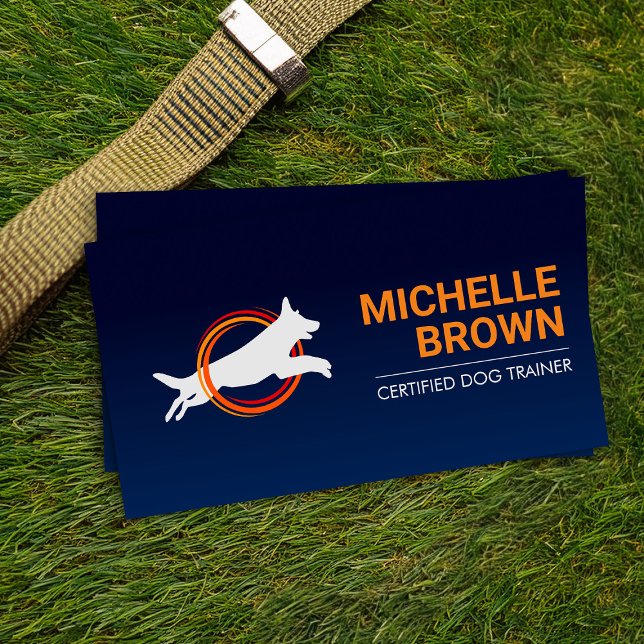 Entrenador de perros - Tarjeta de presentación par (Subido por el creador)
