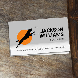 Entrenador de perros - Tarjeta de presentación par