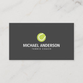 Entrenador de tenis o tarjeta de presentación para