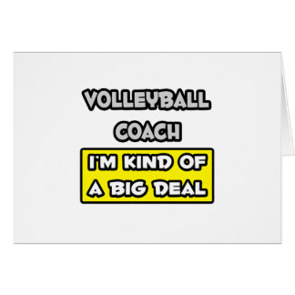 Entrenador de voleibol... Soy una especie de gran 