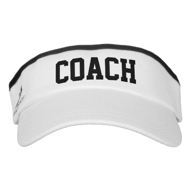 Entrenador deportivo gorras de tope de parasol (Anverso)