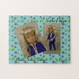 Entrenador escolar de Sasha Doll Puzzle Blonde