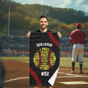 entrenador increíble de softbol