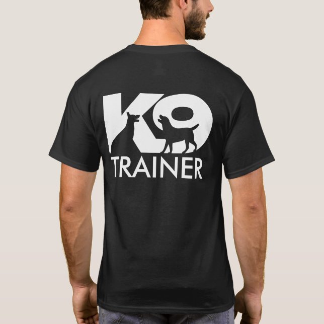 Entrenador K9 - camiseta con controlador K9 (Reverso)