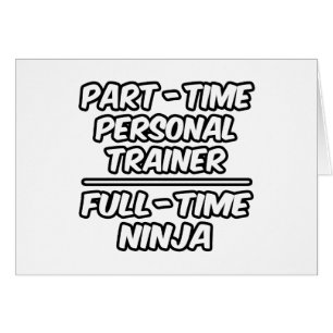 Entrenador personal a tiempo parcial Ninja