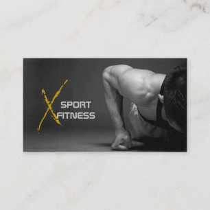 Entrenador personal, tarjeta de visita Fitness