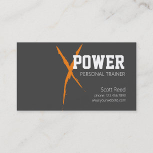 Entrenador personal, tarjeta de visita Fitness