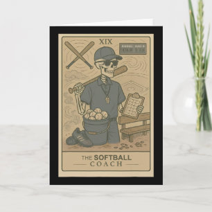 Entrenador Softll Tarjeta Tarot Esqueleto Día de J