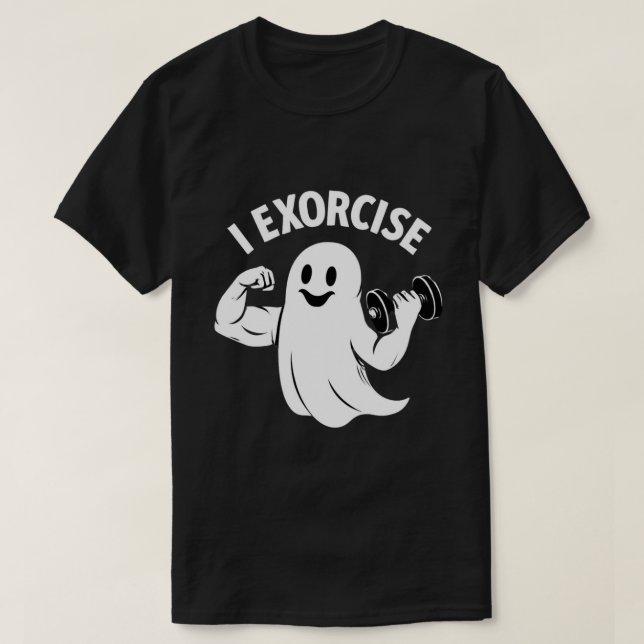 Entrenamiento Divertido de Fantasma - Camiseta de  (Diseño del anverso)