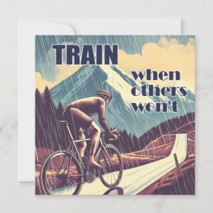 Entrenar cuando otros no vayan en bicicleta