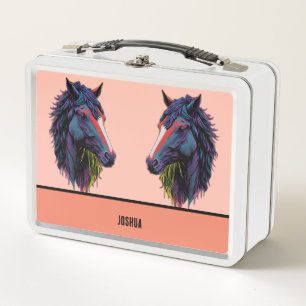 Entusiasta ecuestre graffiti colorido caballo